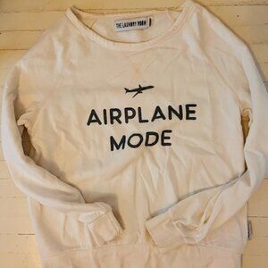 The Laundry Room Airplane Mode Sweatshirt Size Small